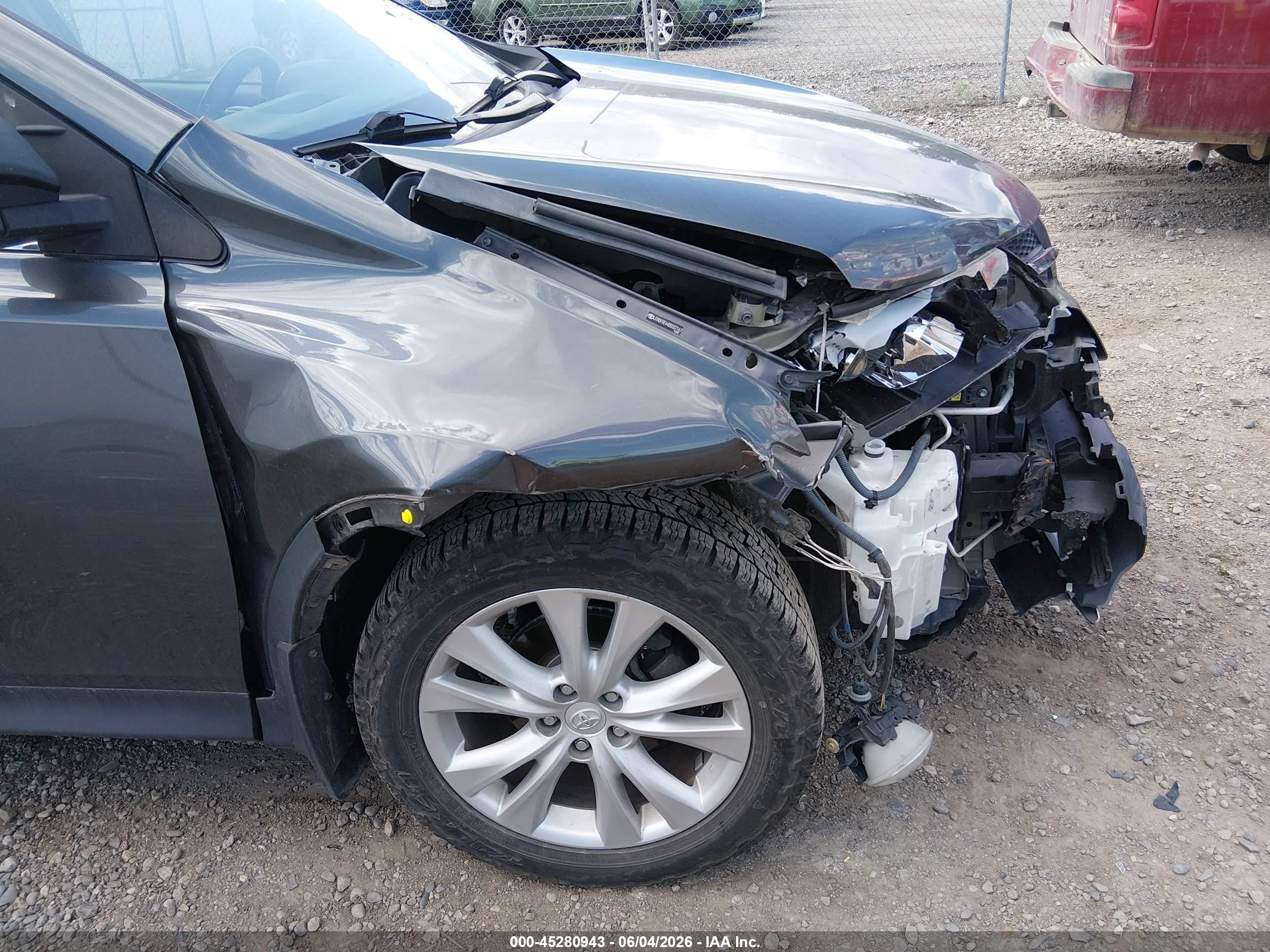 2013 Toyota Rav4 Limited Gray vin: JTMDFREV4DD007167
