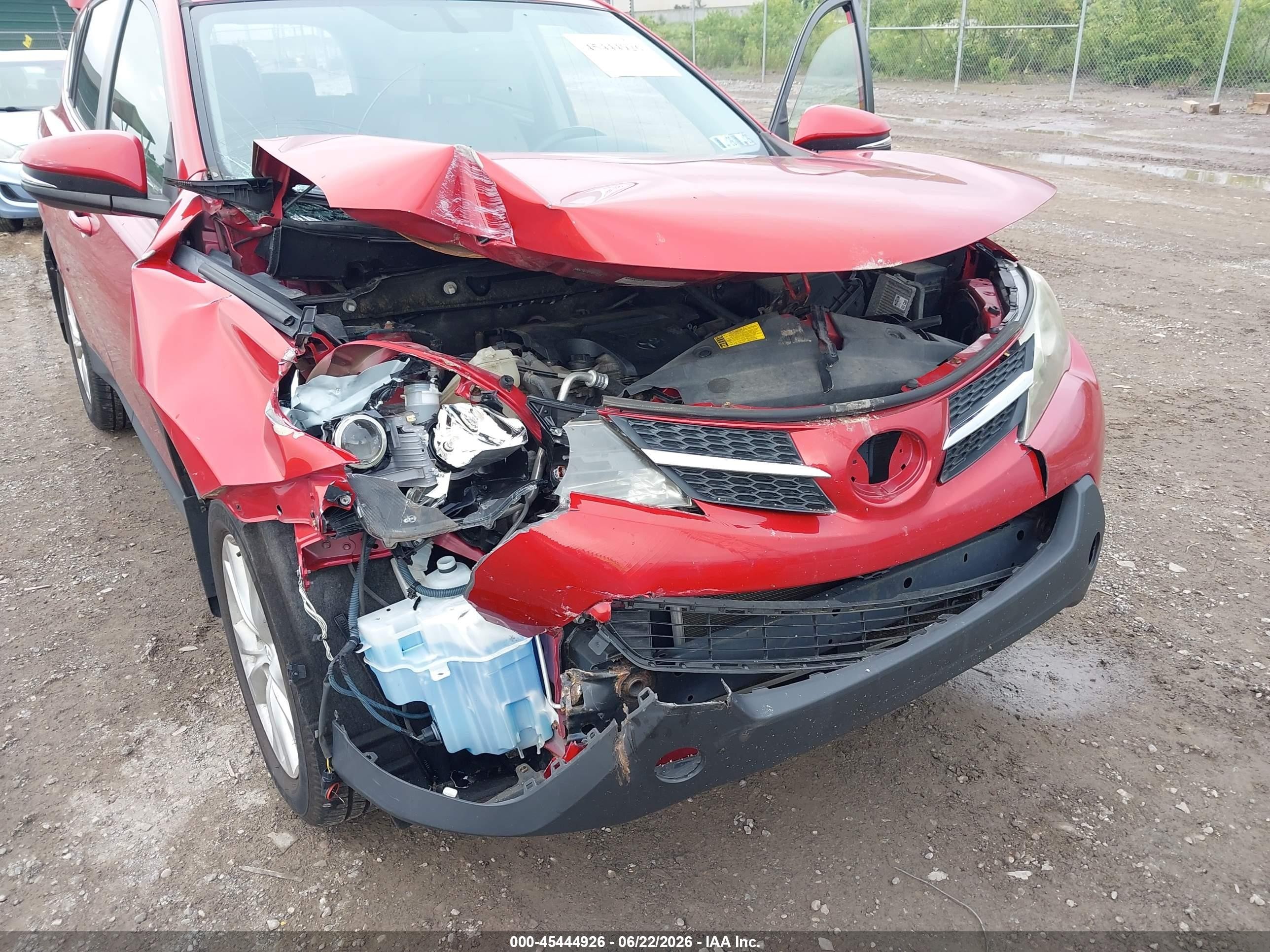 2013 Toyota Rav4 Limited Red vin: JTMDFREV4DD023708