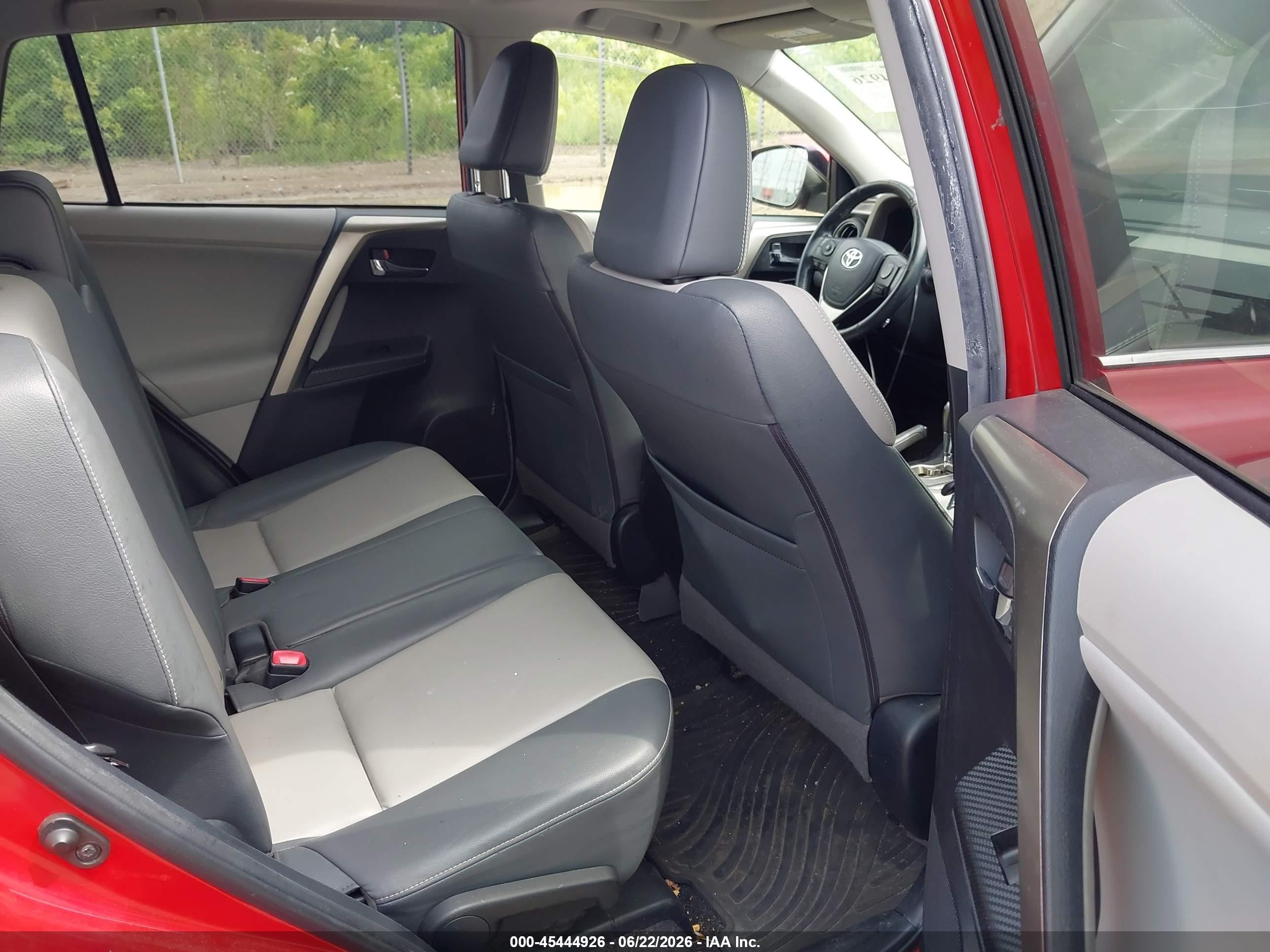 2013 Toyota Rav4 Limited Red vin: JTMDFREV4DD023708