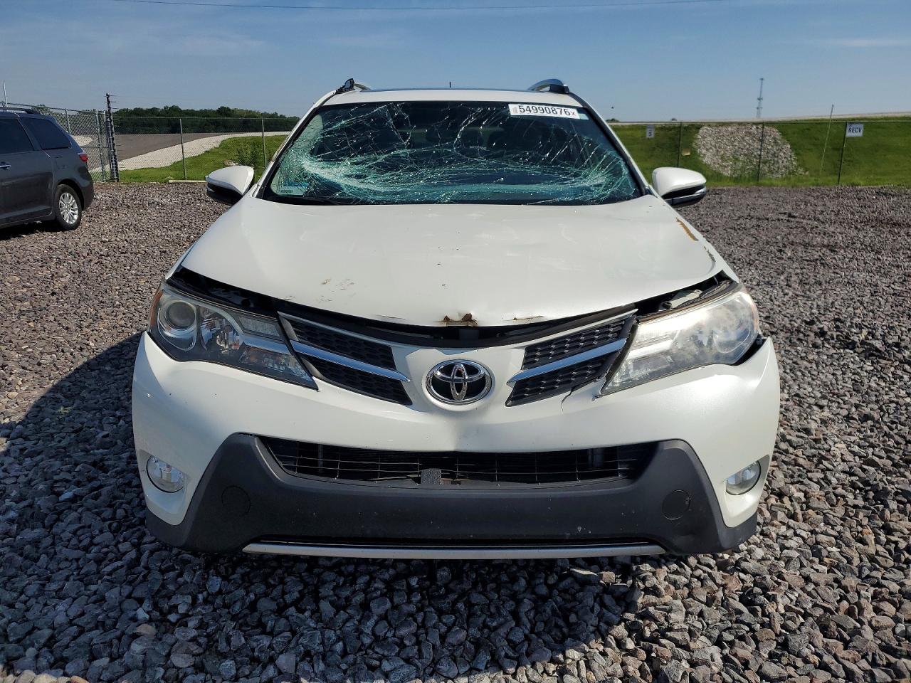 2015 Toyota Rav4 Limited White vin: JTMDFREV4FJ019436