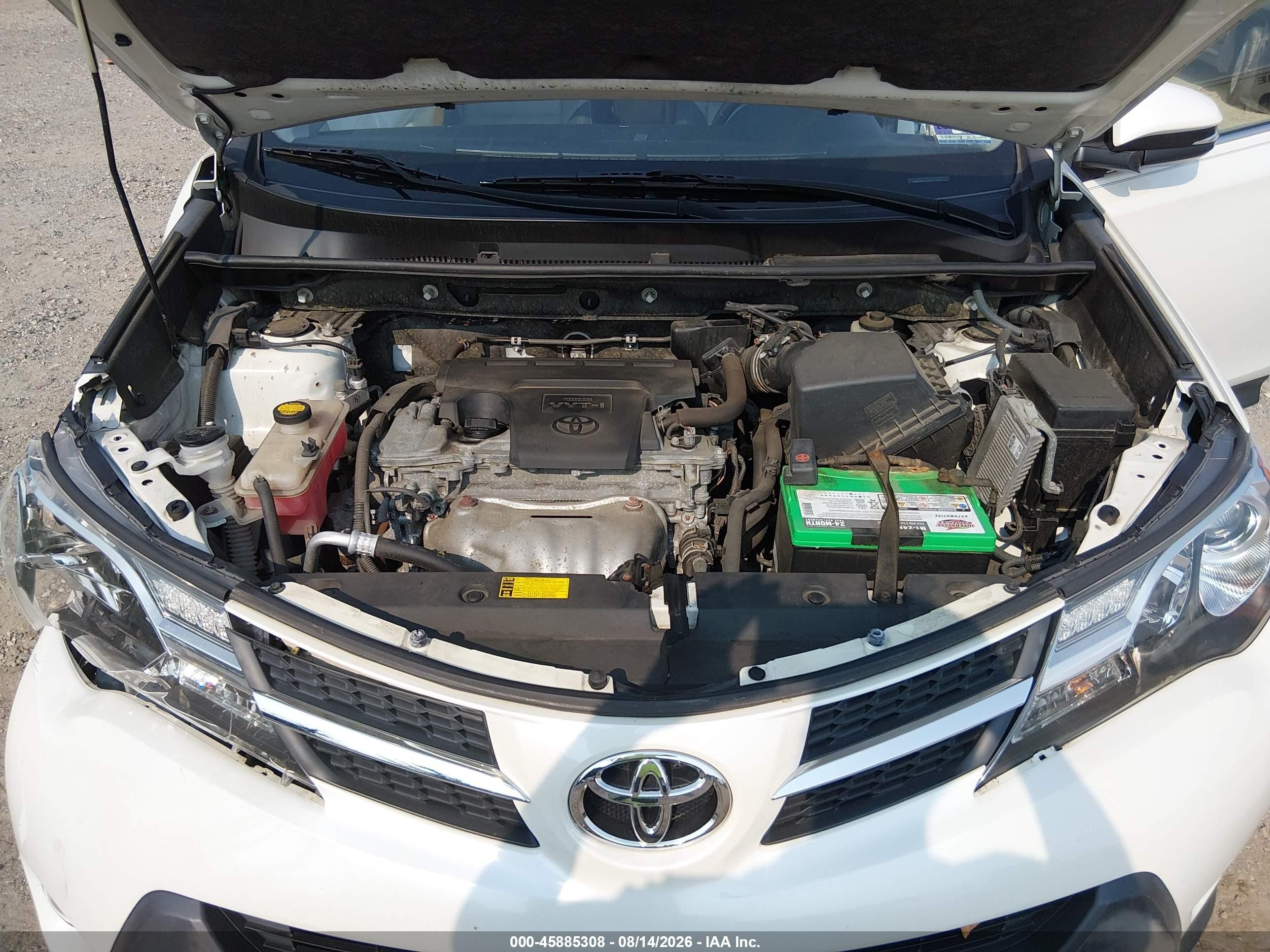 2013 Toyota Rav4 Limited White vin: JTMDFREV5D5017992