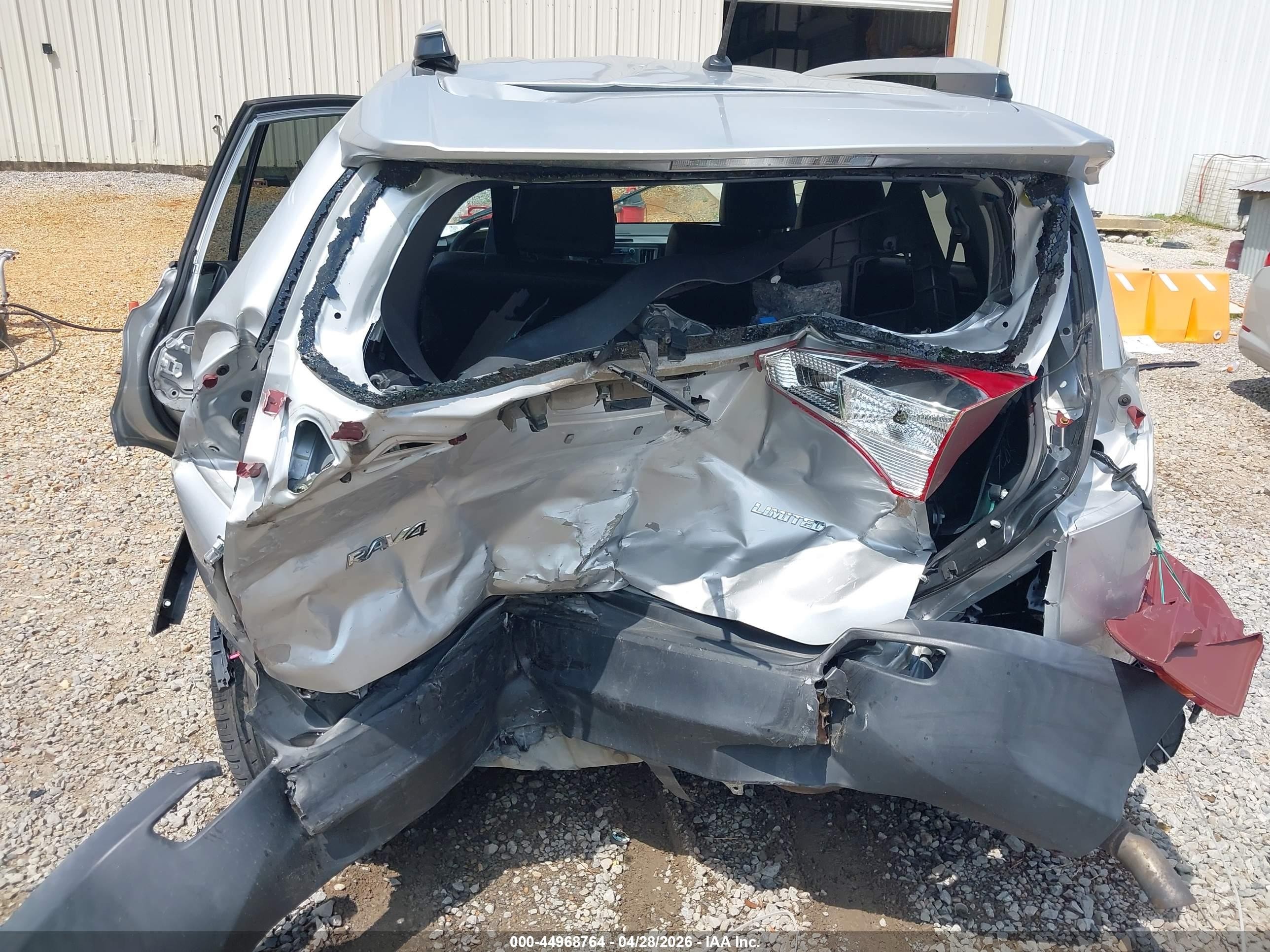 2013 Toyota Rav4 Limited Серебряный vin: JTMDFREV5D5020018