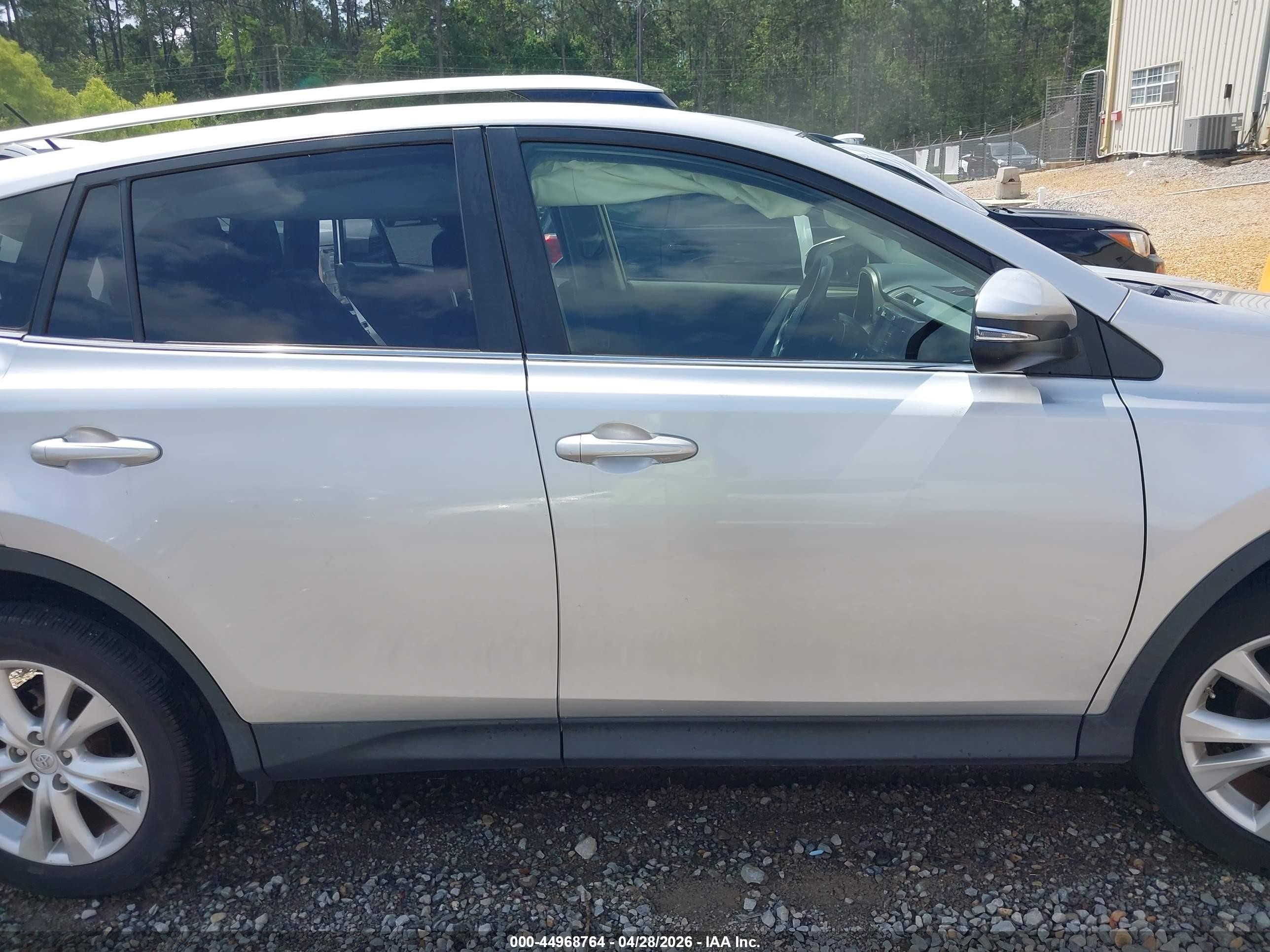 2013 Toyota Rav4 Limited Серебряный vin: JTMDFREV5D5020018