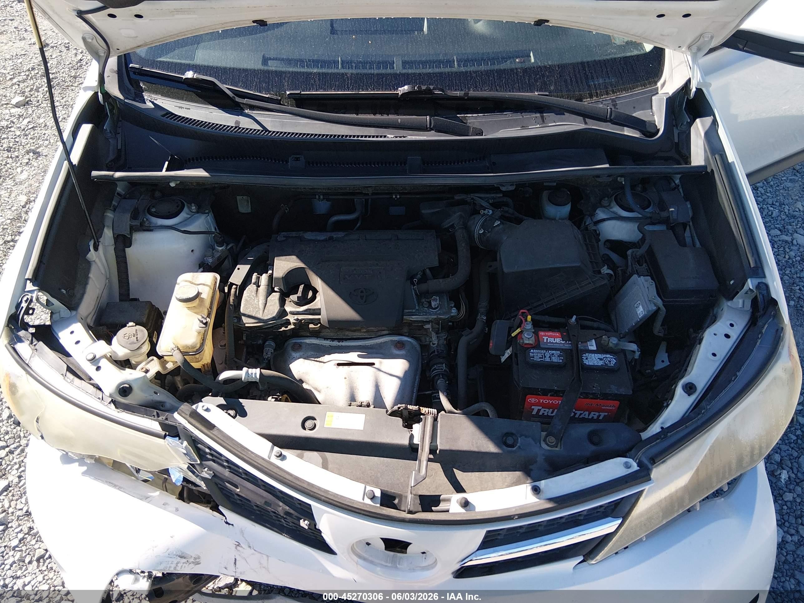 2013 Toyota Rav4 Limited White vin: JTMDFREV5DD024124