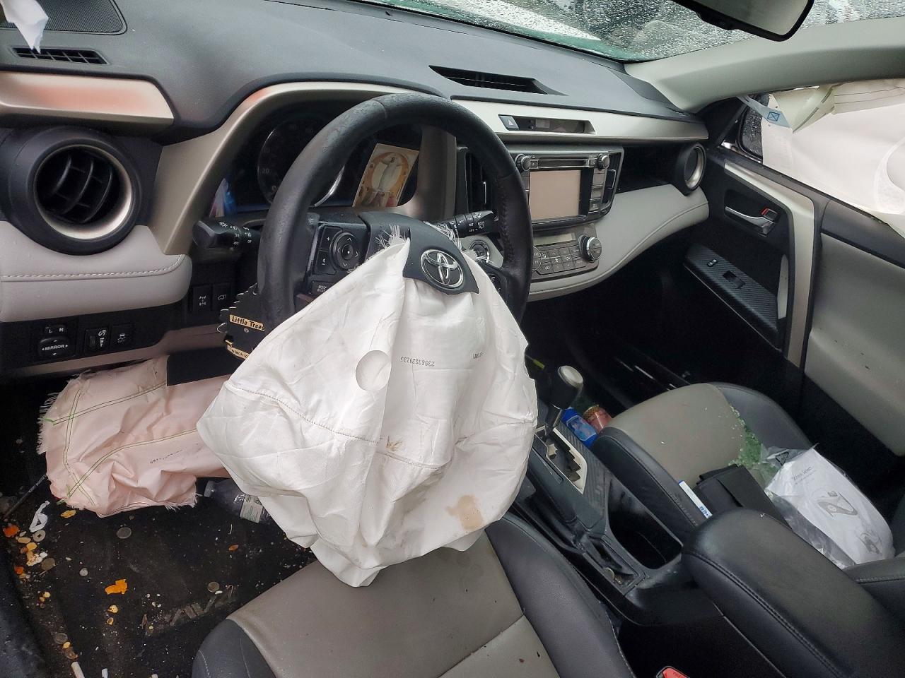 2014 Toyota Rav4 Limited White vin: JTMDFREV5ED050501