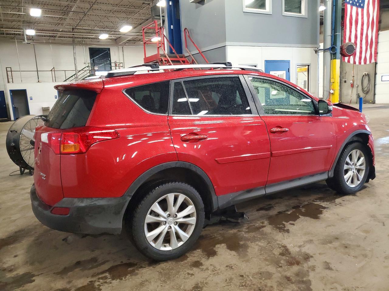 2014 Toyota Rav4 Limited Red vin: JTMDFREV5ED081263