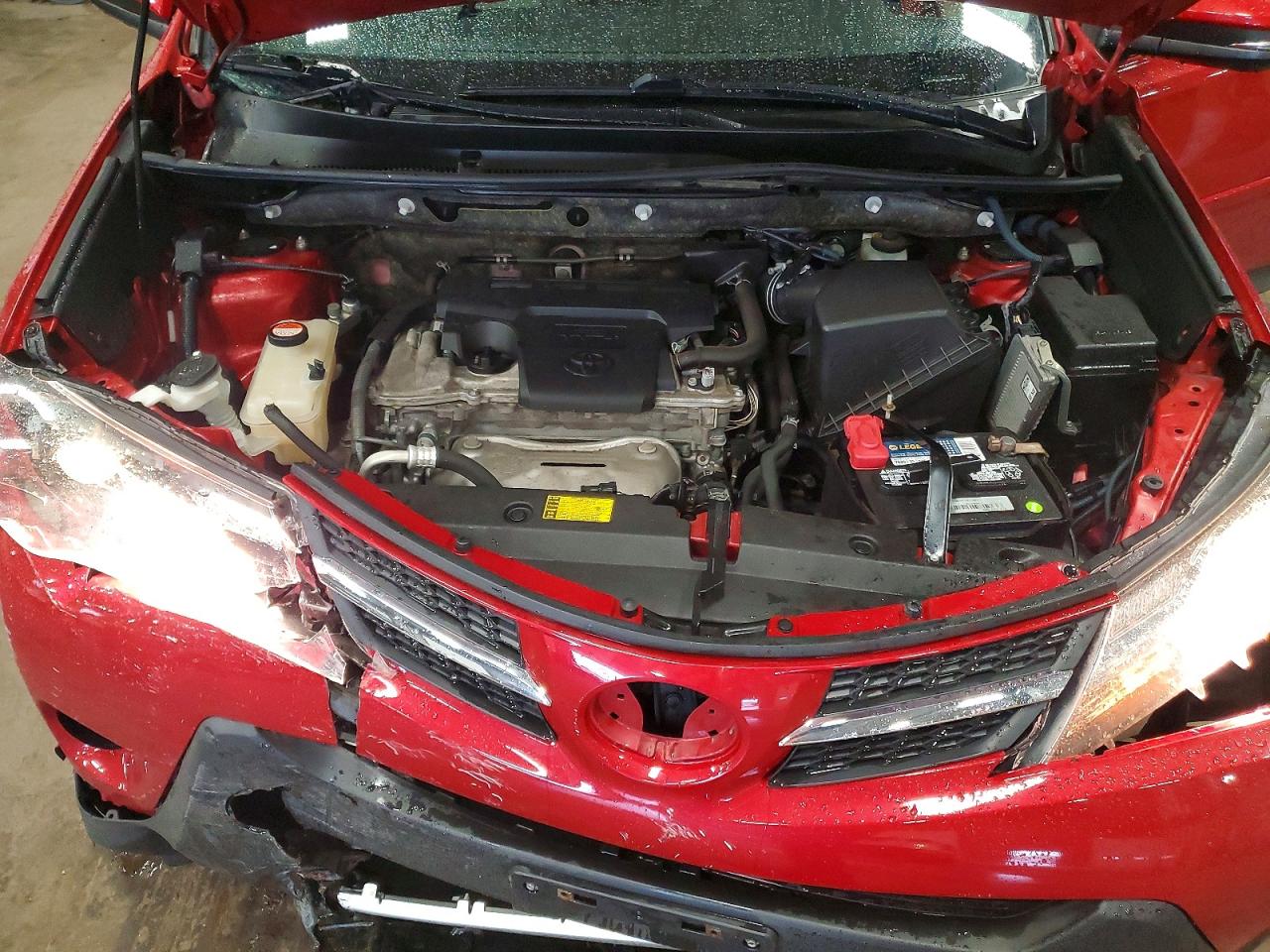 2014 Toyota Rav4 Limited Red vin: JTMDFREV5ED081263