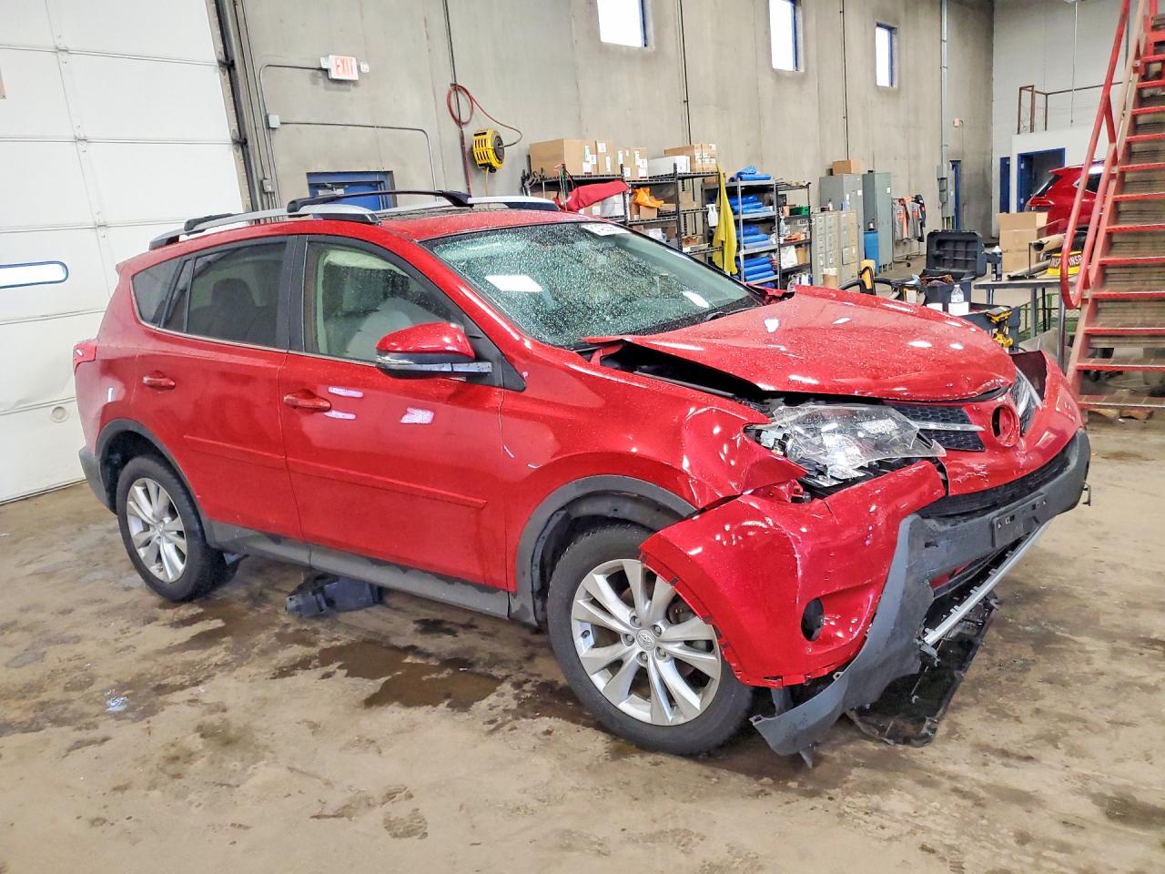 2014 Toyota Rav4 Limited Red vin: JTMDFREV5ED081263