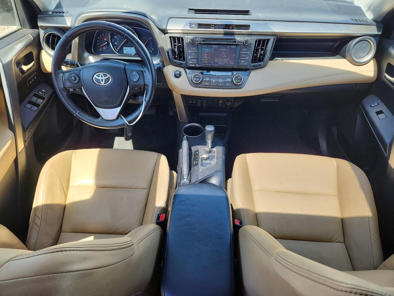 2014 Toyota Rav4 Limited White vin: JTMDFREV5ED094787
