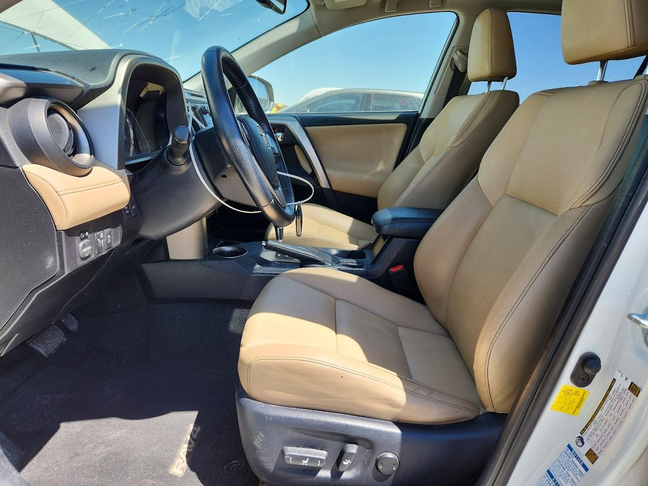 2014 Toyota Rav4 Limited White vin: JTMDFREV5ED094787