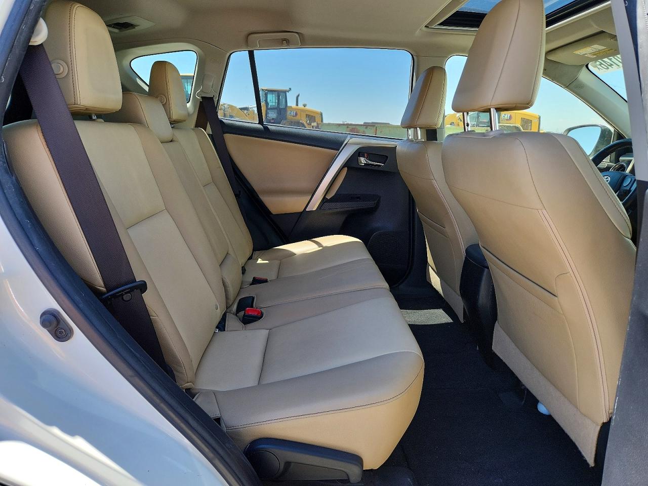2014 Toyota Rav4 Limited White vin: JTMDFREV5ED094787