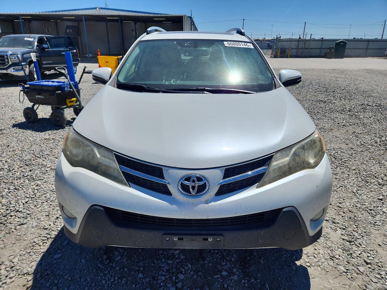 2014 Toyota Rav4 Limited White vin: JTMDFREV5ED094787