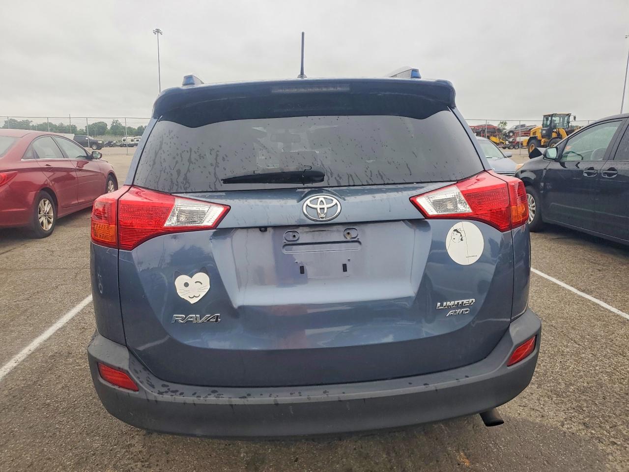2013 Toyota Rav4 Limited Blue vin: JTMDFREV6D5000425