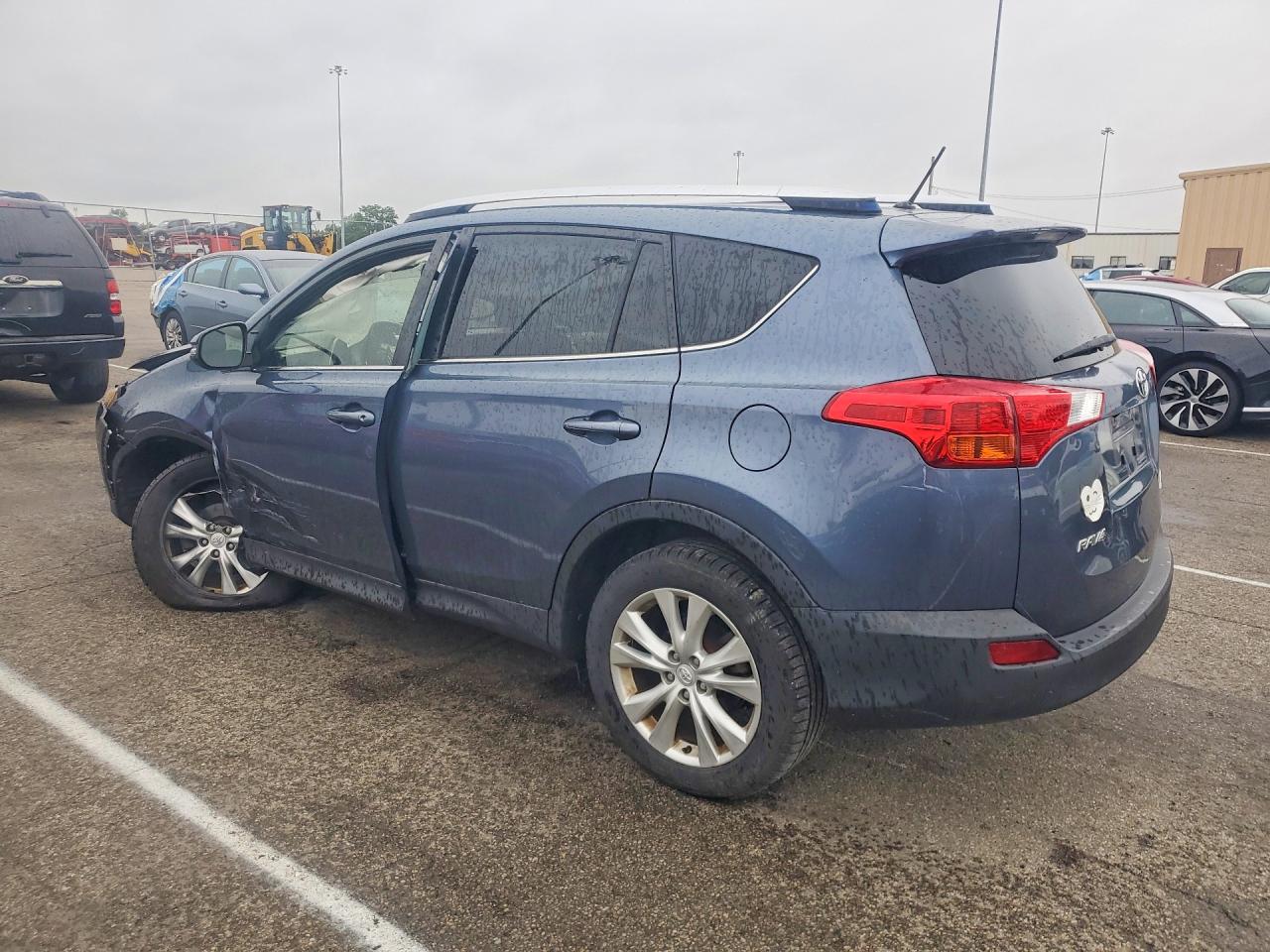 2013 Toyota Rav4 Limited Blue vin: JTMDFREV6D5000425