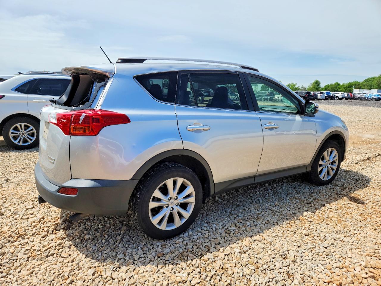 2013 Toyota Rav4 Limited Серебряный vin: JTMDFREV6D5010954