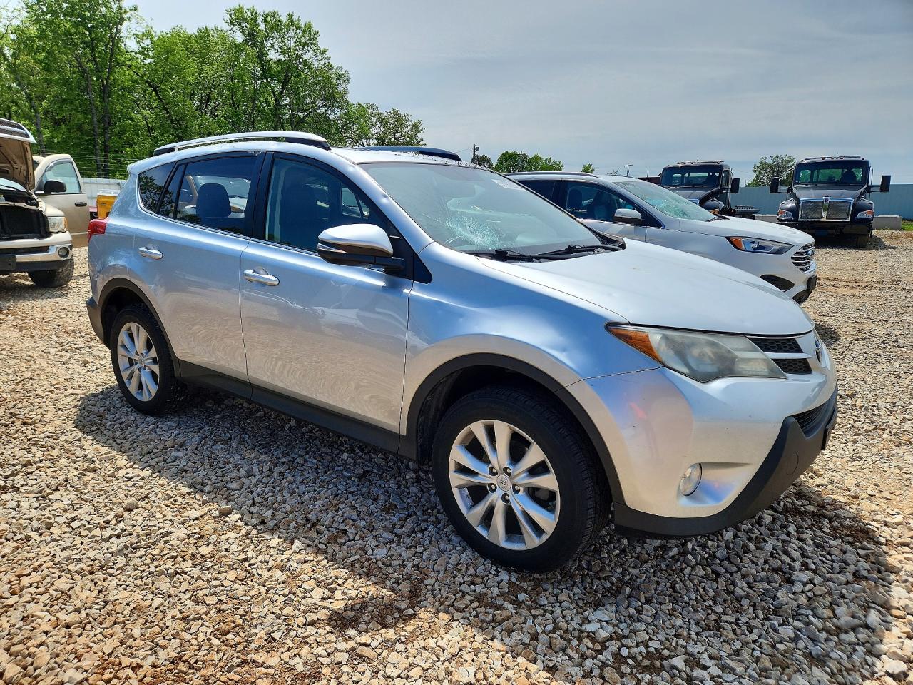 2013 Toyota Rav4 Limited Серебряный vin: JTMDFREV6D5010954