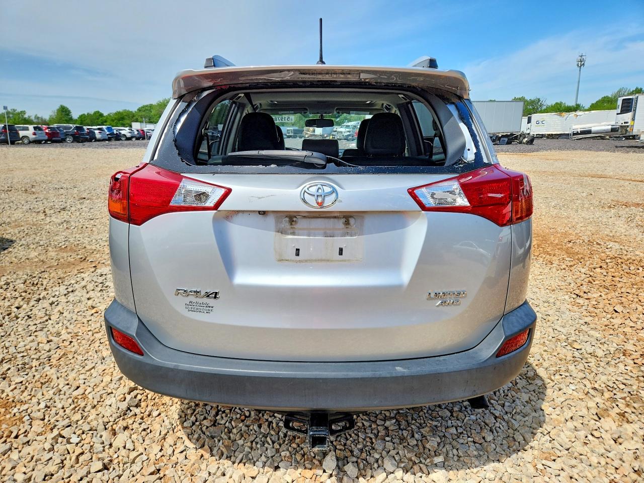 2013 Toyota Rav4 Limited Серебряный vin: JTMDFREV6D5010954