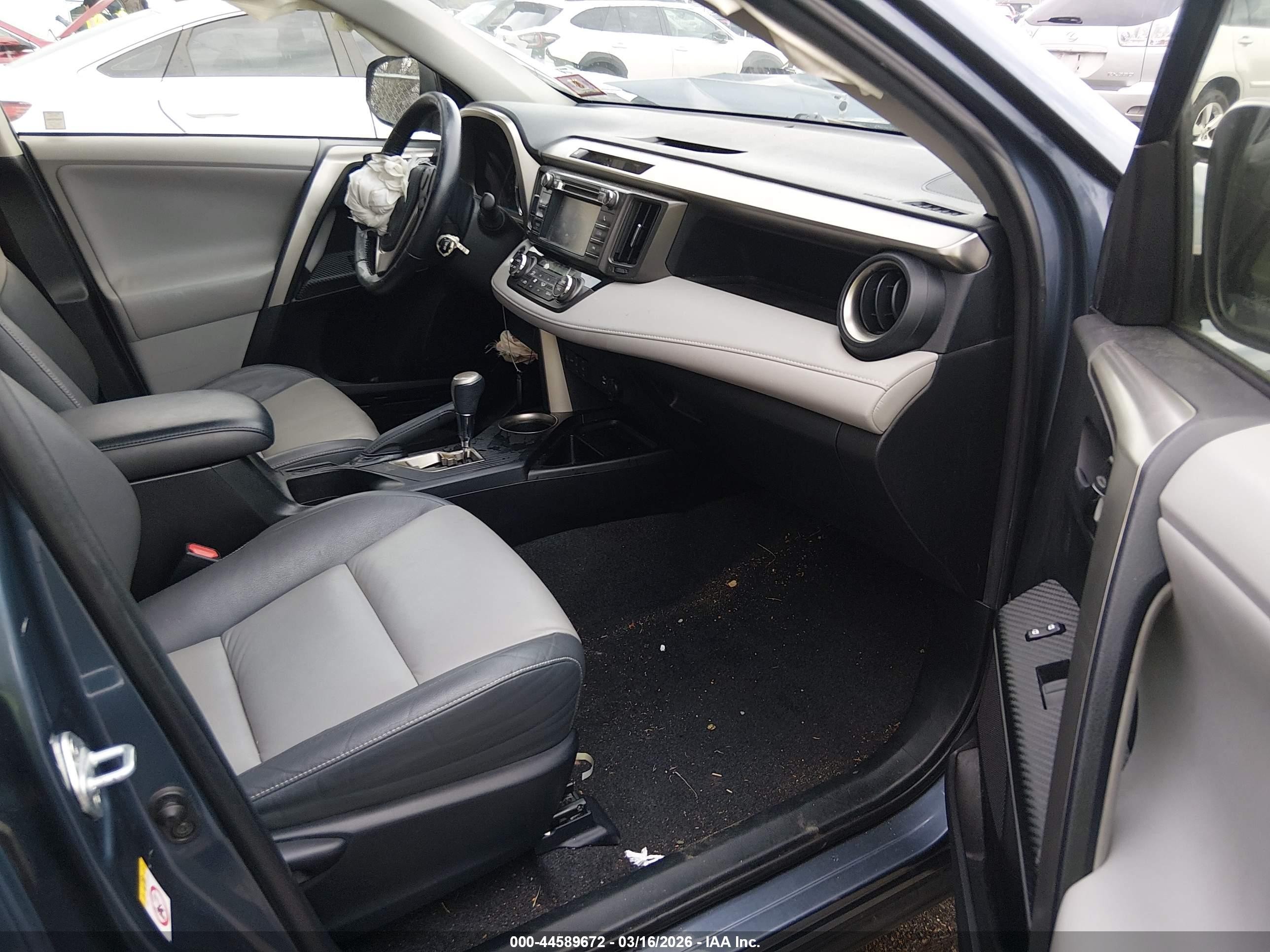 2013 Toyota Rav4 Limited Синий vin: JTMDFREV6DD005078