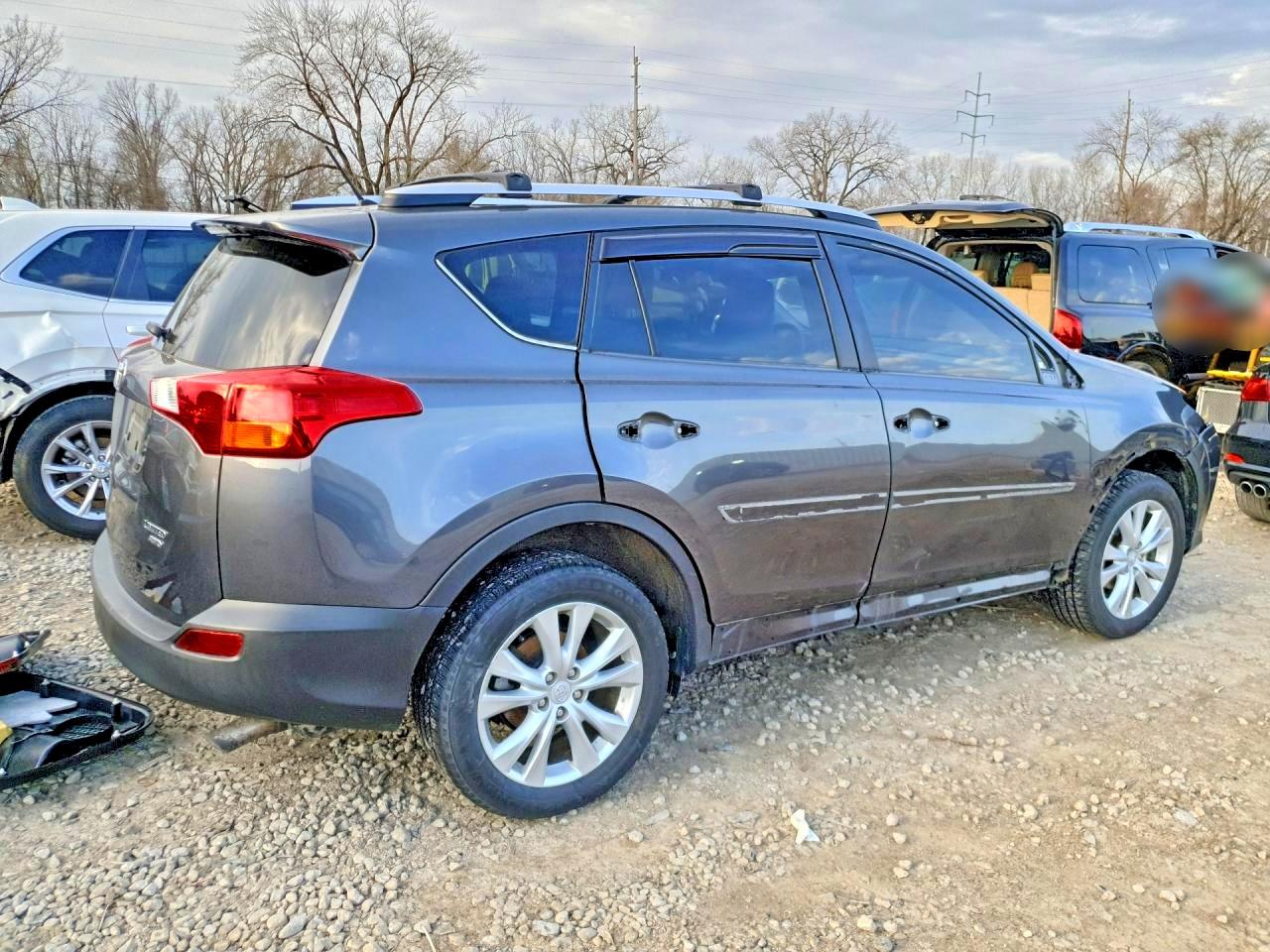 2013 Toyota Rav4 Limited Charcoal vin: JTMDFREV6DD014587