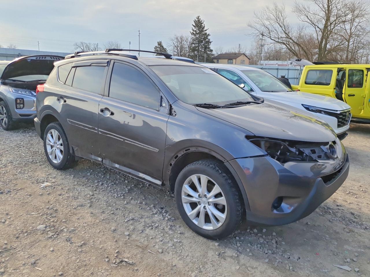 2013 Toyota Rav4 Limited Charcoal vin: JTMDFREV6DD014587