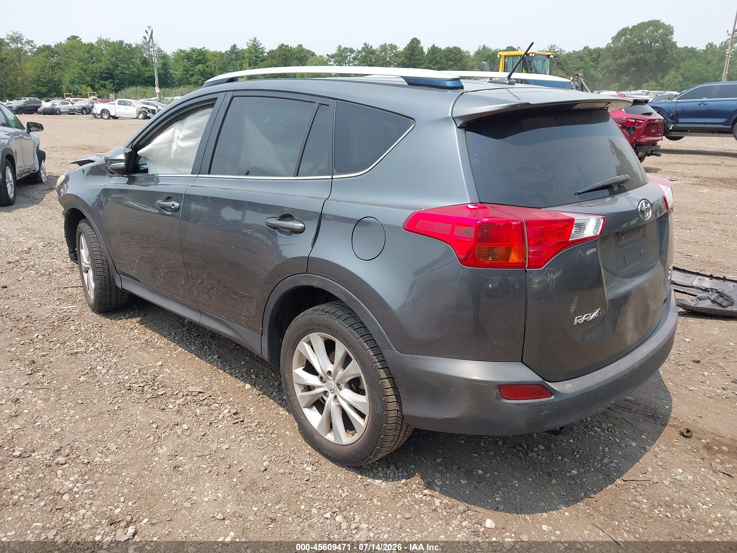 2014 Toyota Rav4 Limited Gray vin: JTMDFREV6ED047767
