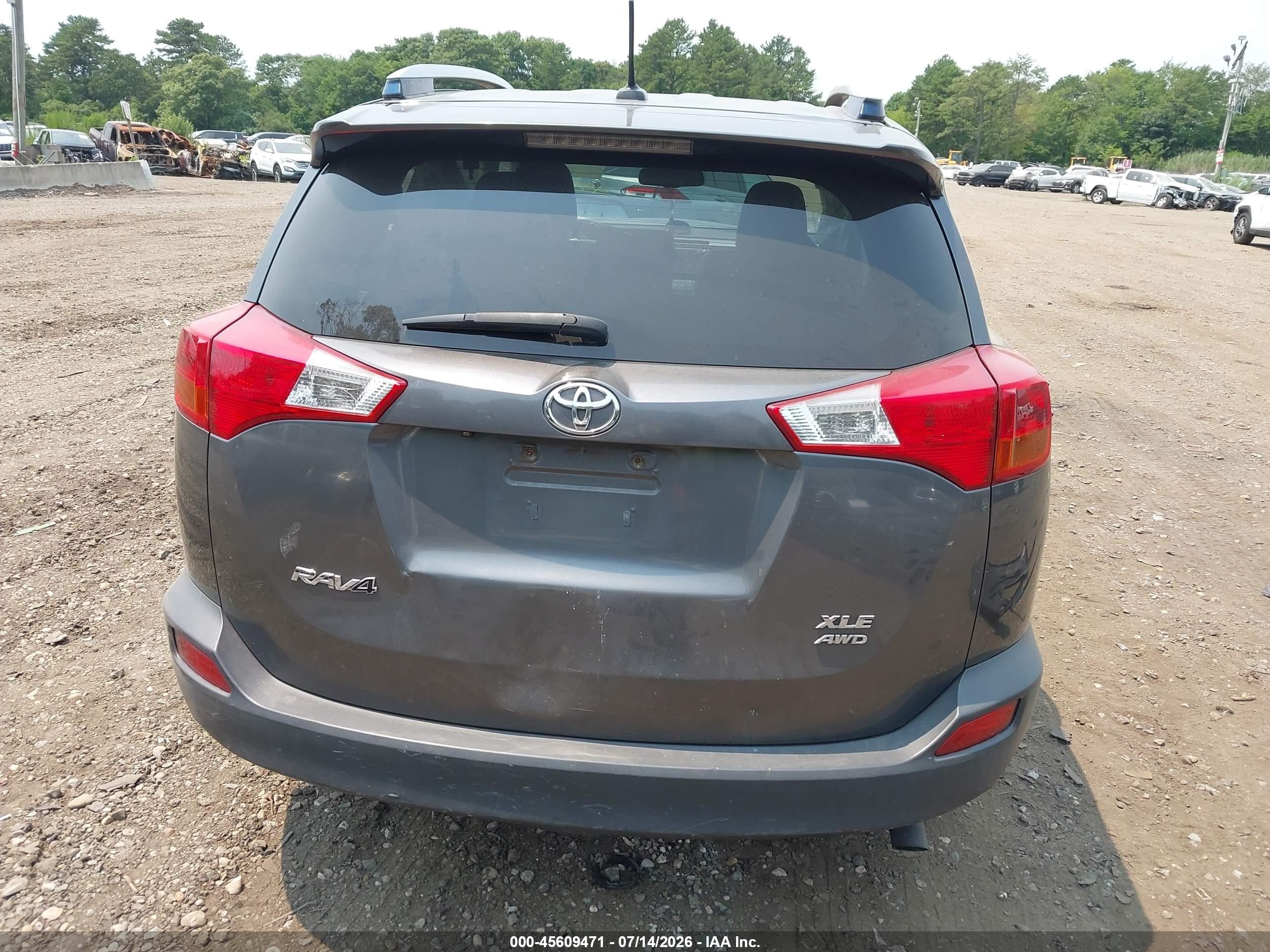 2014 Toyota Rav4 Limited Gray vin: JTMDFREV6ED047767