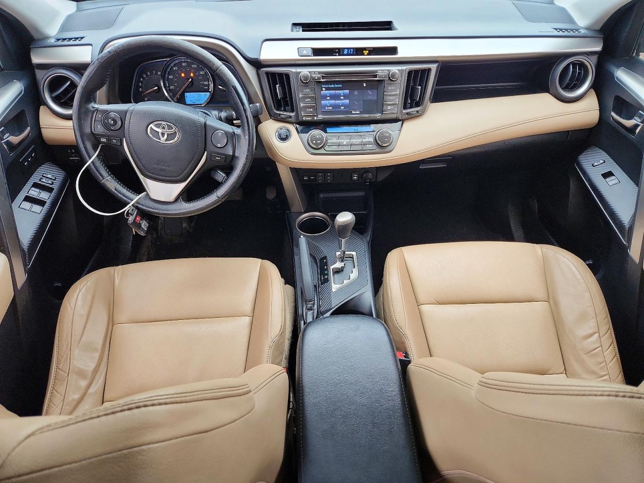 2014 Toyota Rav4 Limited White vin: JTMDFREV6ED077397