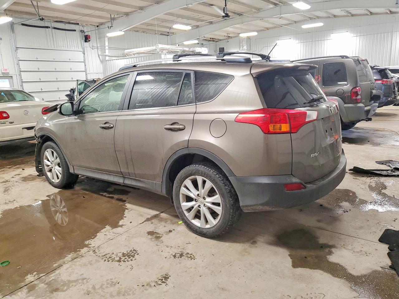 2014 Toyota Rav4 Limited Brown vin: JTMDFREV6ED087654