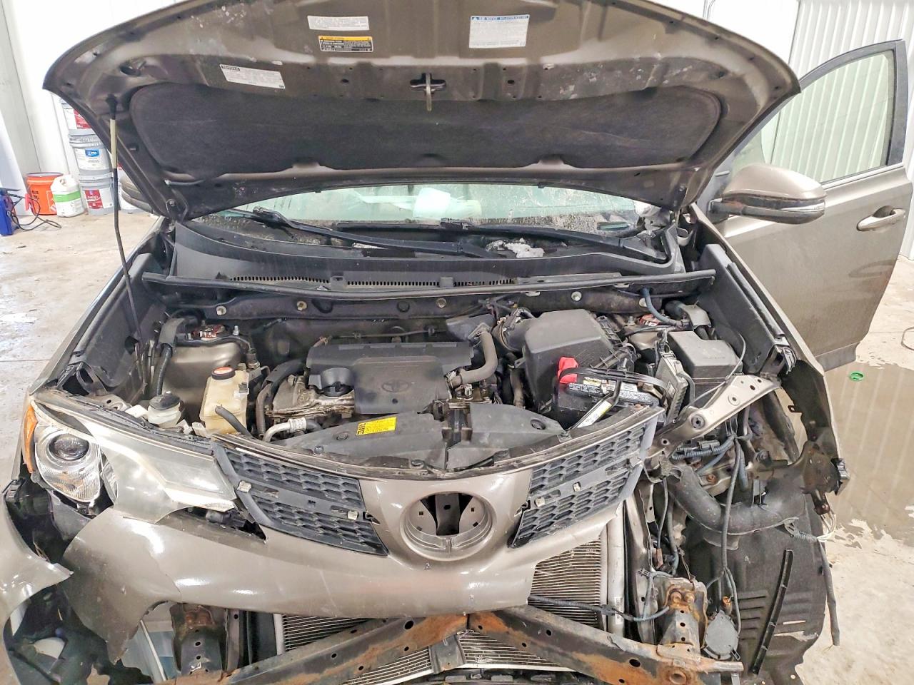 2014 Toyota Rav4 Limited Brown vin: JTMDFREV6ED087654