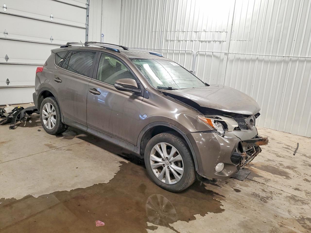 2014 Toyota Rav4 Limited Brown vin: JTMDFREV6ED087654