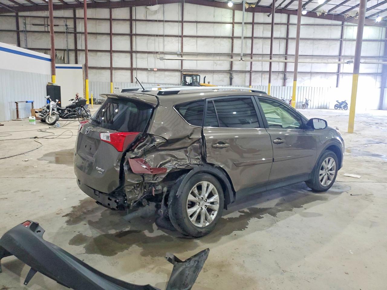 2015 Toyota Rav4 Limited Tan vin: JTMDFREV6FD135834