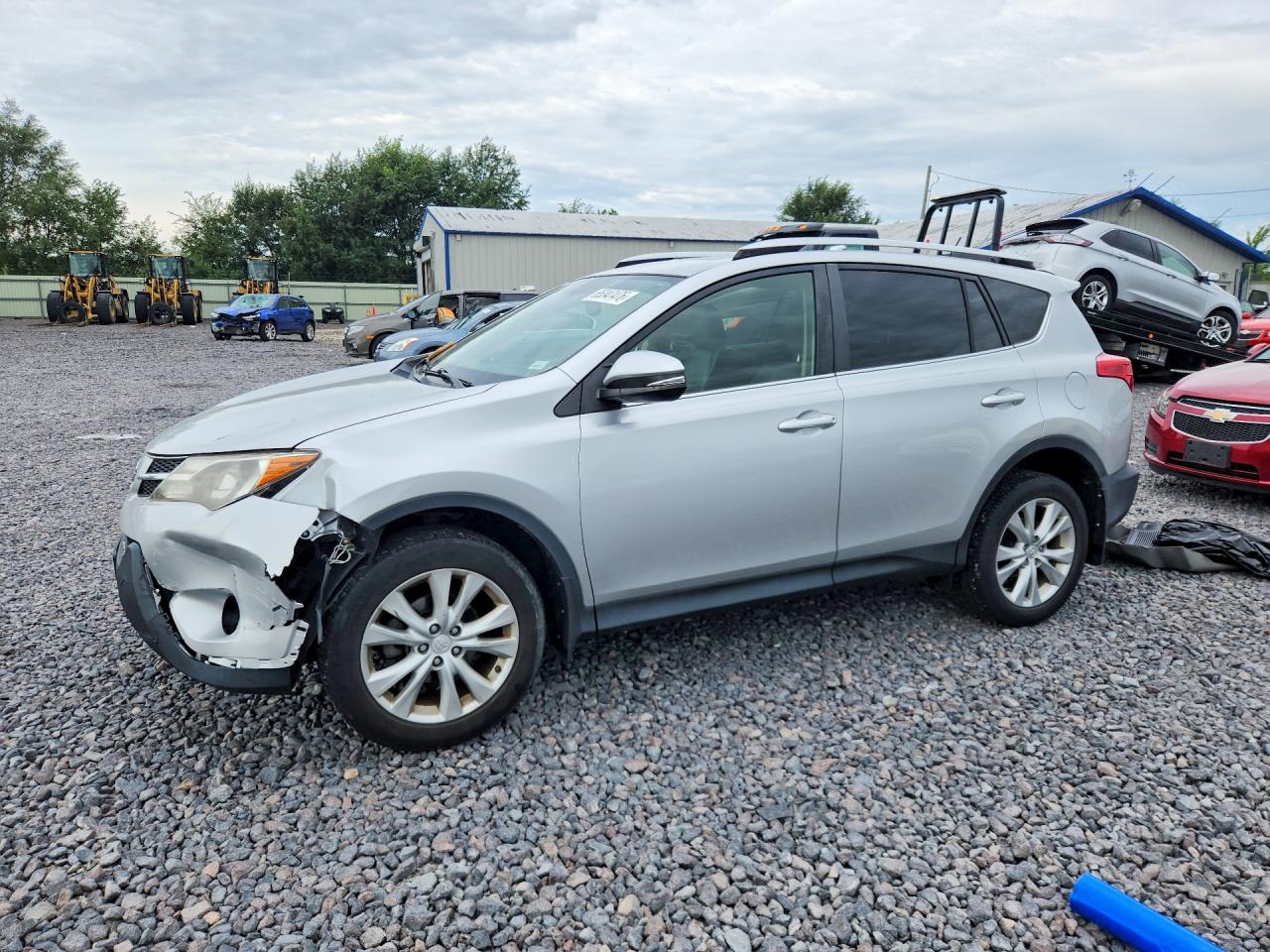 2013 Toyota Rav4 Limited Gray vin: JTMDFREV7D5004614