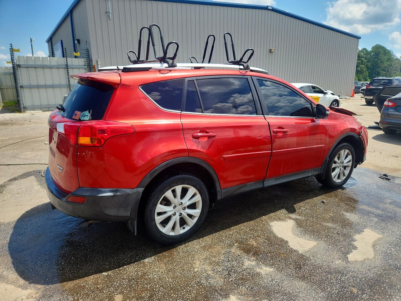 2013 Toyota Rav4 Limited Burgundy vin: JTMDFREV7D5007576