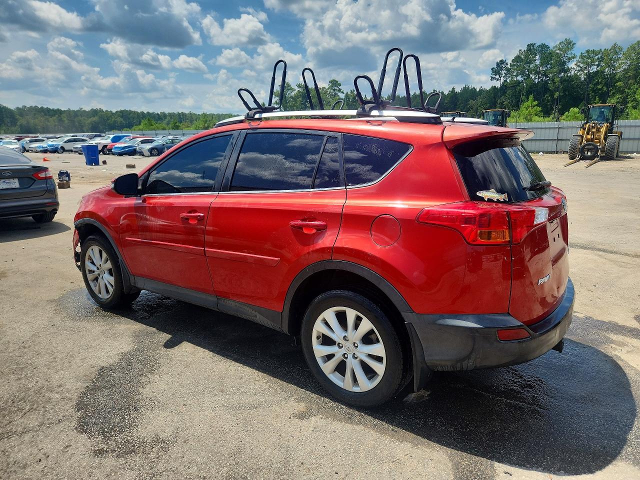 2013 Toyota Rav4 Limited Burgundy vin: JTMDFREV7D5007576