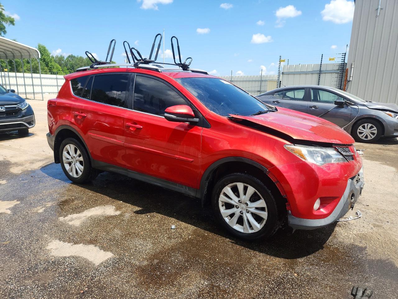 2013 Toyota Rav4 Limited Burgundy vin: JTMDFREV7D5007576