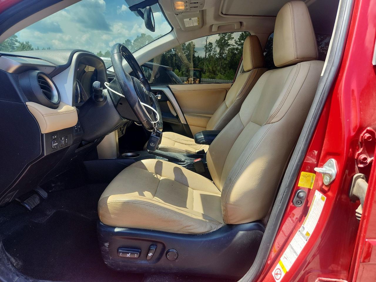 2013 Toyota Rav4 Limited Burgundy vin: JTMDFREV7D5007576