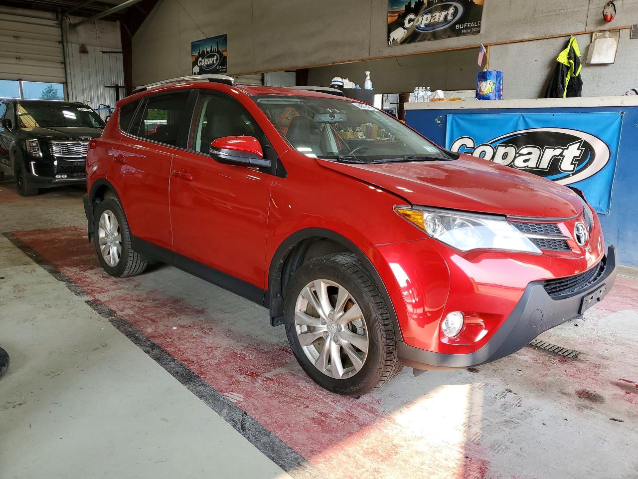 2014 Toyota Rav4 Limited Red vin: JTMDFREV7ED069020