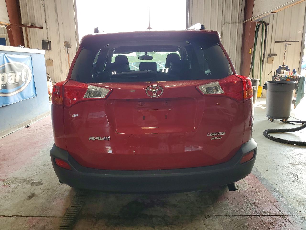 2014 Toyota Rav4 Limited Red vin: JTMDFREV7ED069020