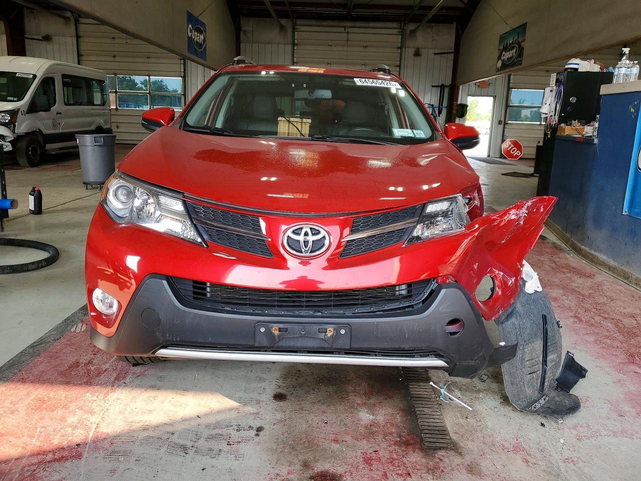 2014 Toyota Rav4 Limited Red vin: JTMDFREV7ED069020