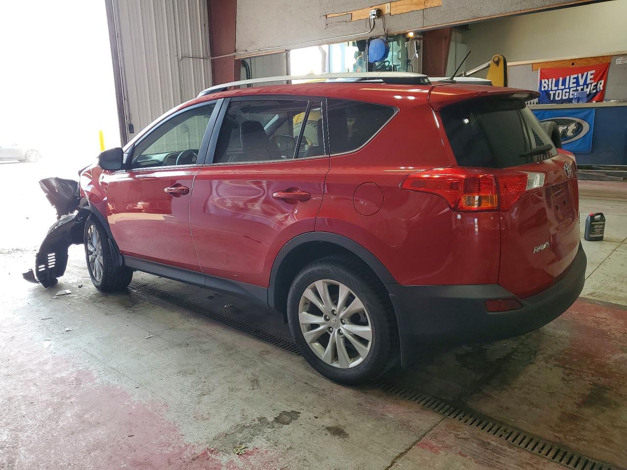 2014 Toyota Rav4 Limited Red vin: JTMDFREV7ED069020