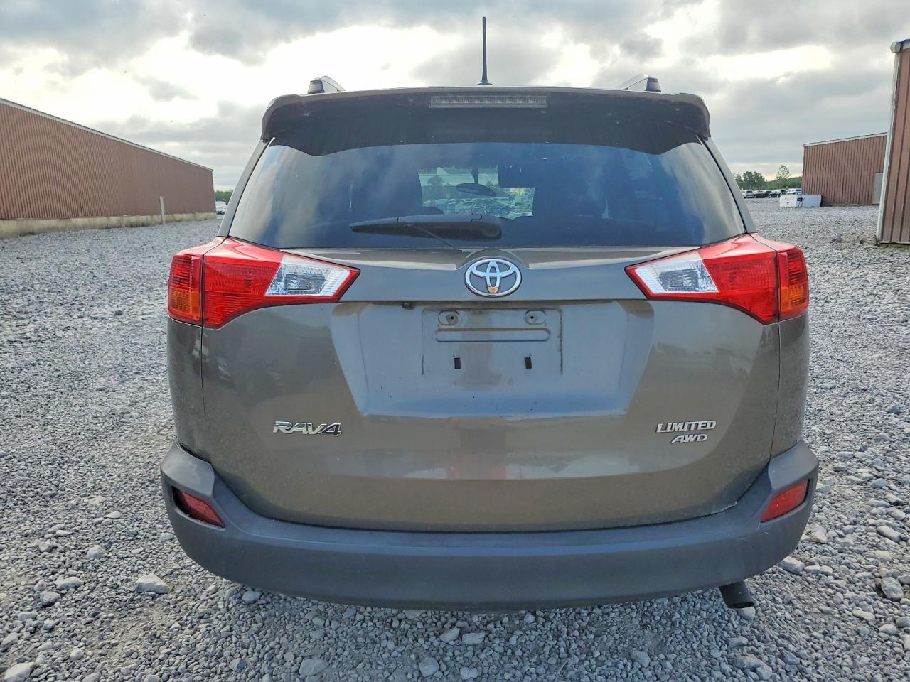 2014 Toyota Rav4 Limited Brown vin: JTMDFREV7ED083242