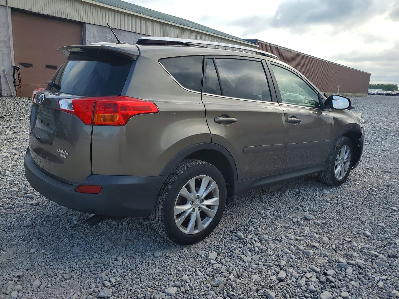 2014 Toyota Rav4 Limited Brown vin: JTMDFREV7ED083242