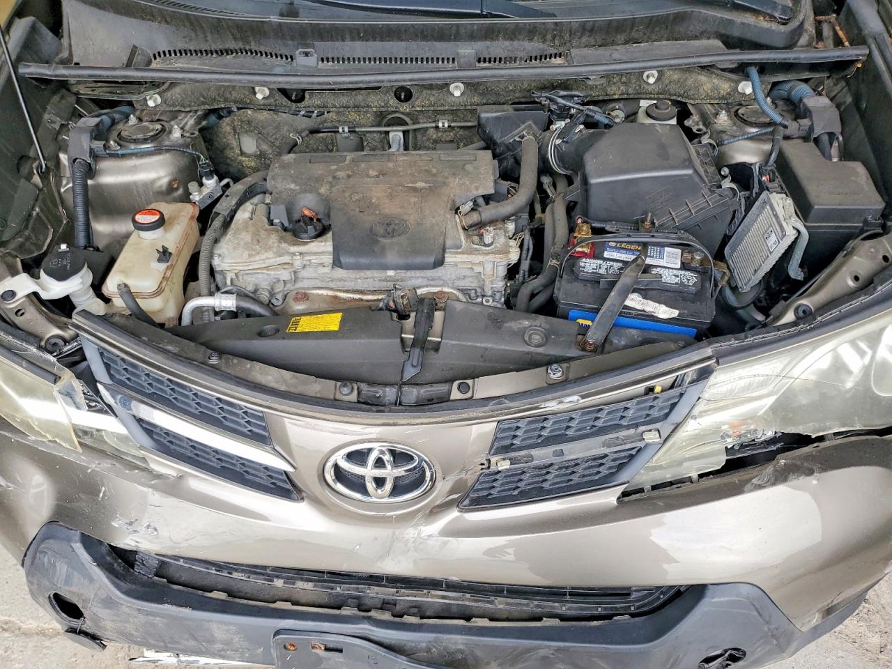 2014 Toyota Rav4 Limited Brown vin: JTMDFREV7ED083242