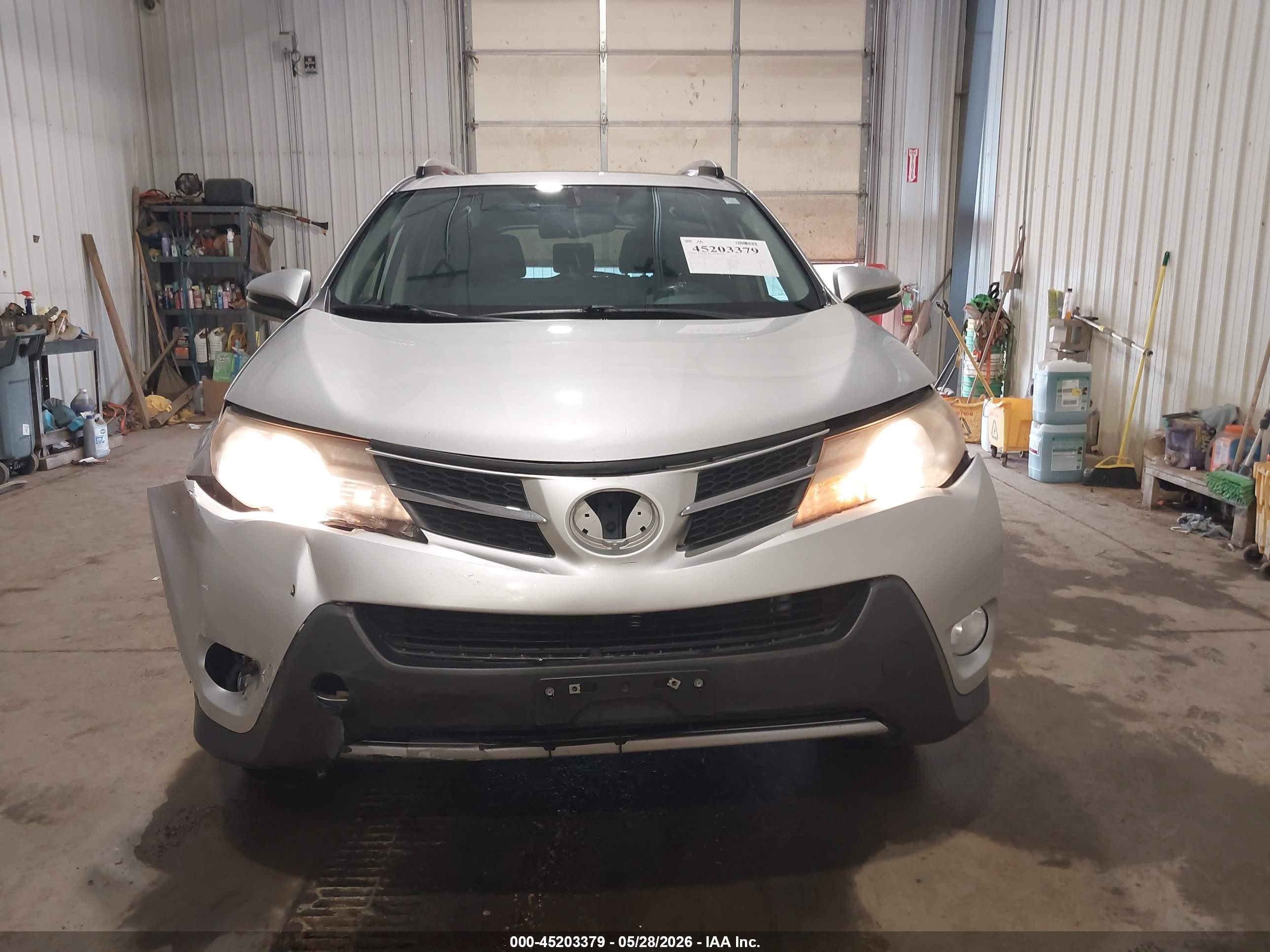 2013 Toyota Rav4 Limited Silver vin: JTMDFREV8D5020546
