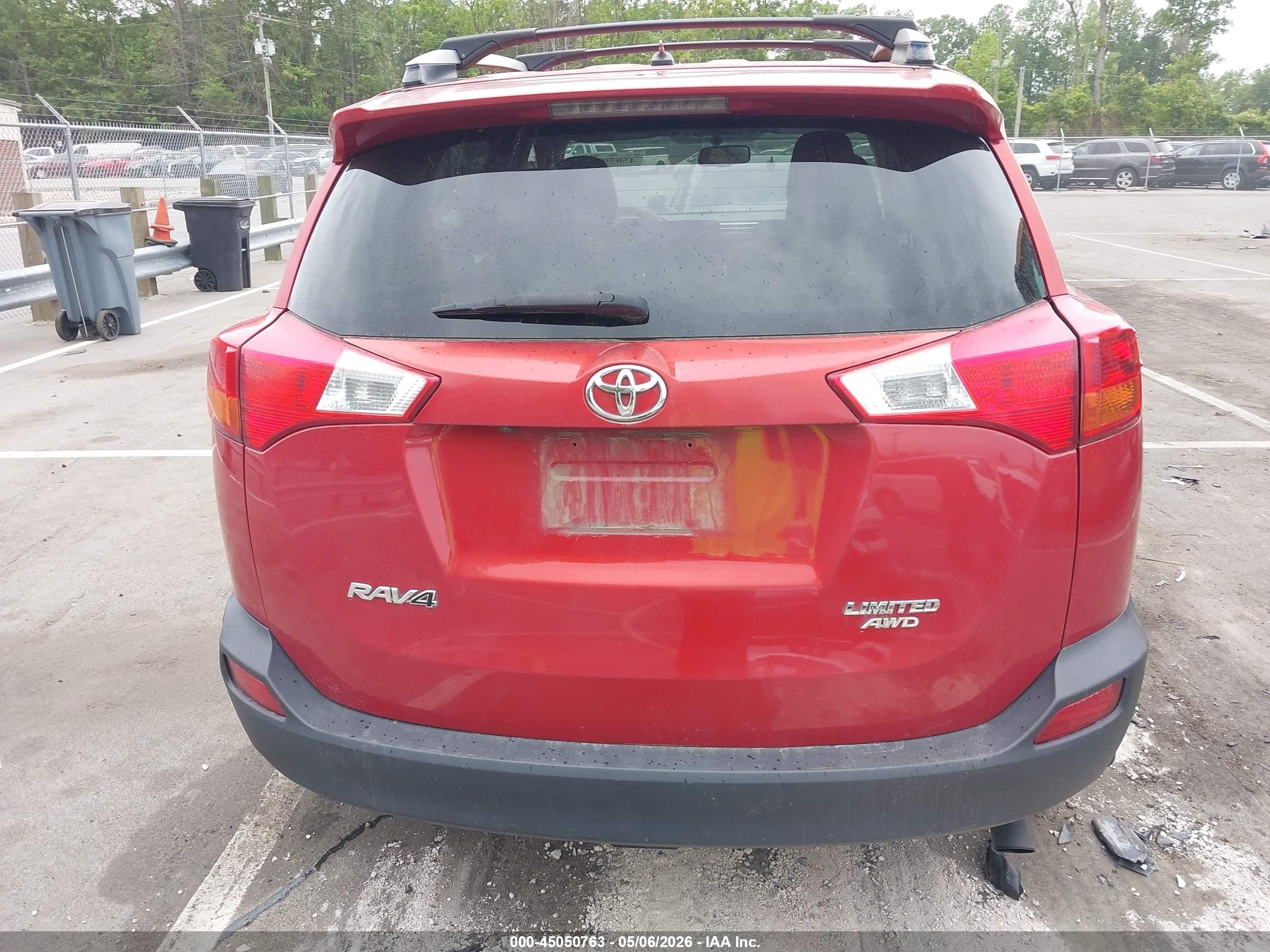 2013 Toyota Rav4 Limited Красный vin: JTMDFREV8DD006958