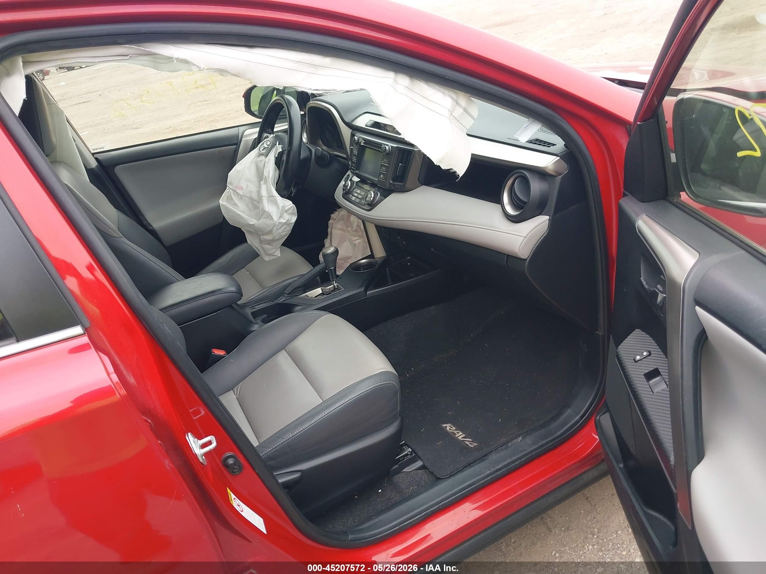 2014 Toyota Rav4 Limited Red vin: JTMDFREV8ED093651