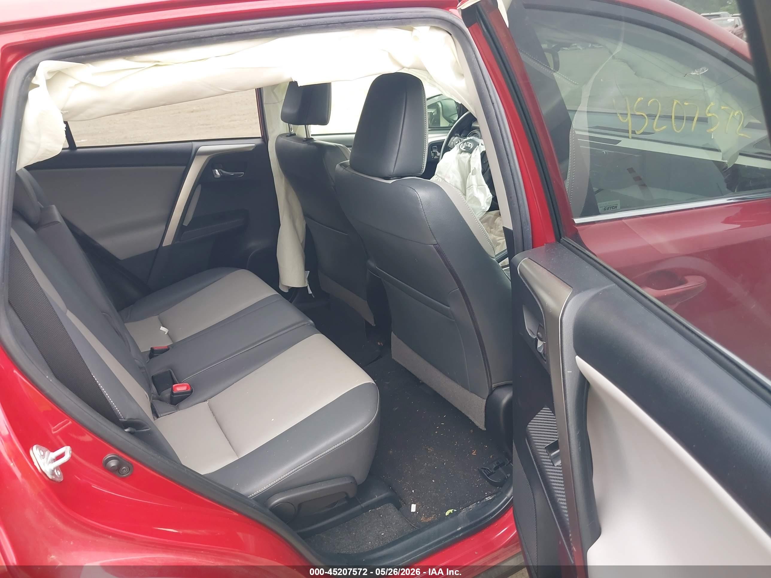 2014 Toyota Rav4 Limited Red vin: JTMDFREV8ED093651