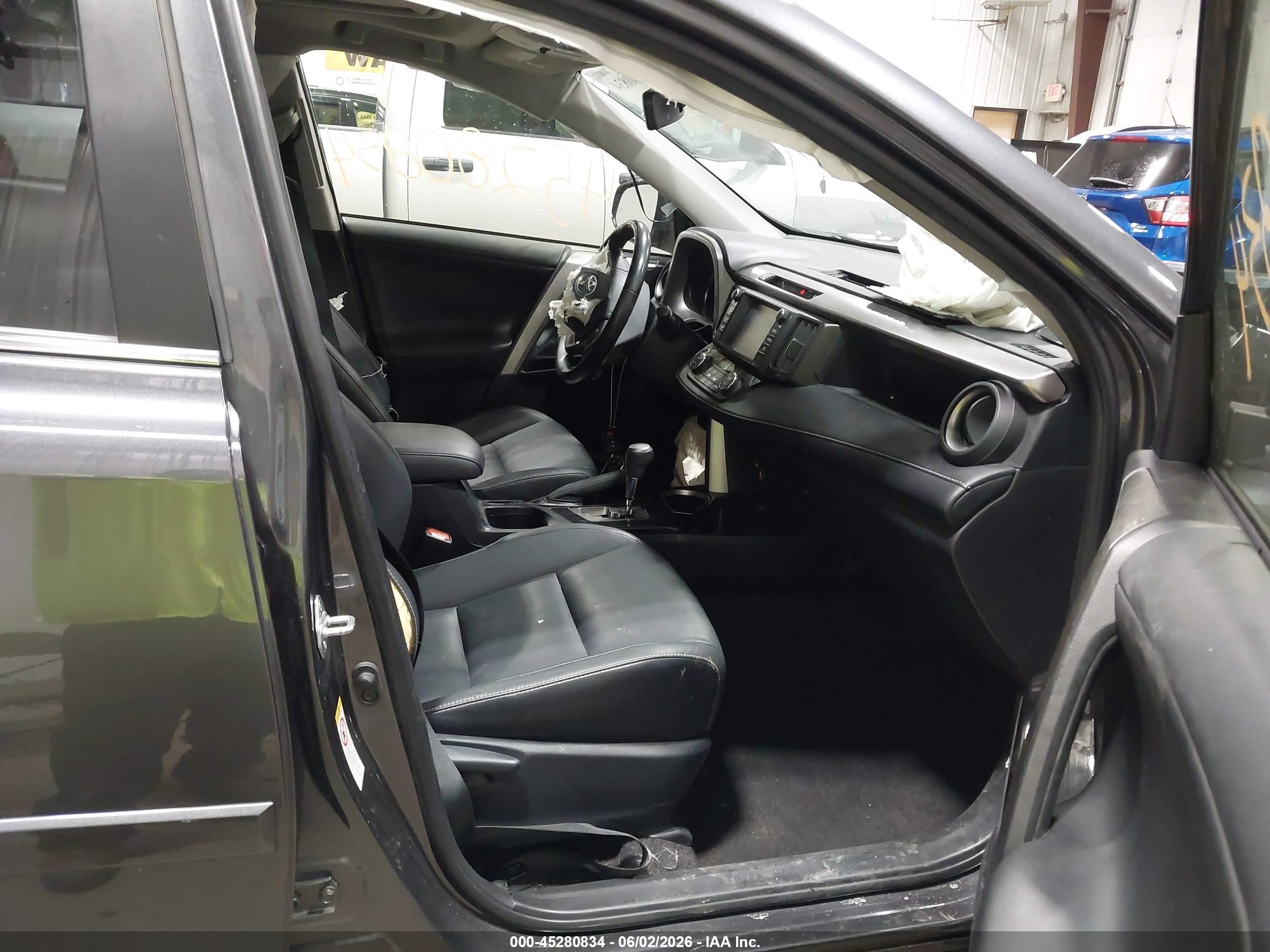 2017 Toyota Rav4 Limited Gray vin: JTMDFREV8HD215526