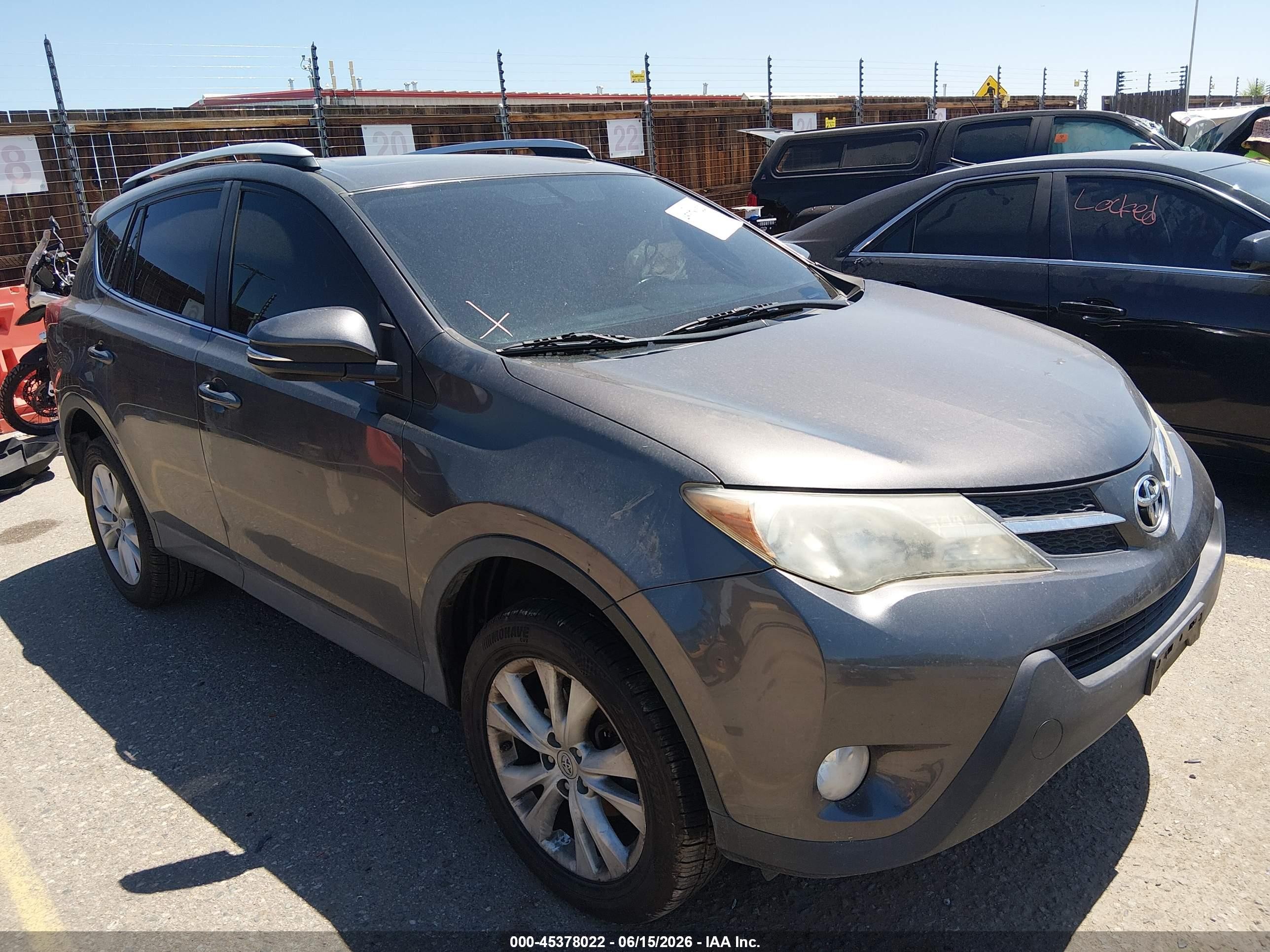 2013 Toyota Rav4 Limited Silver vin: JTMDFREV9D5002654