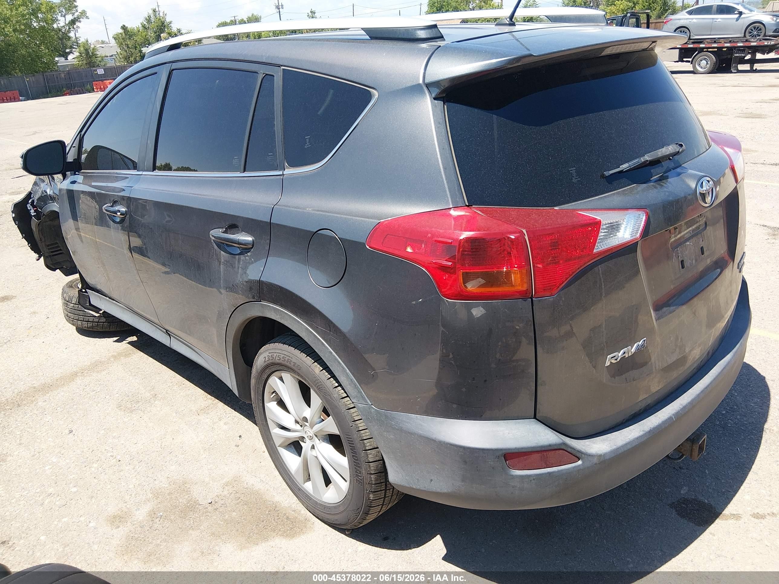 2013 Toyota Rav4 Limited Silver vin: JTMDFREV9D5002654